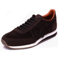 ARMANI JEANS AJ 阿瑪尼 男士棕色低幫休閑運(yùn)動(dòng)鞋 B6528 93 B7 9.5/44碼